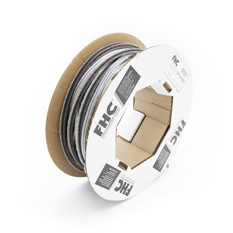 FHC Self-Adhesive .270" Gray Window Pile - 100' Roll