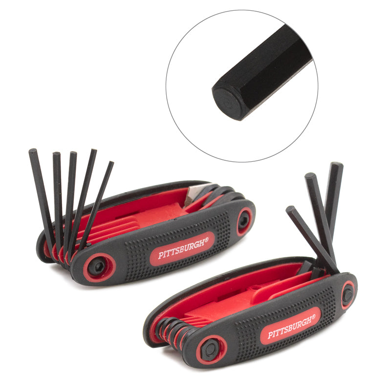 FHC Allen Keys - Folding 3 Piece Set - Sae / Metric / Torx