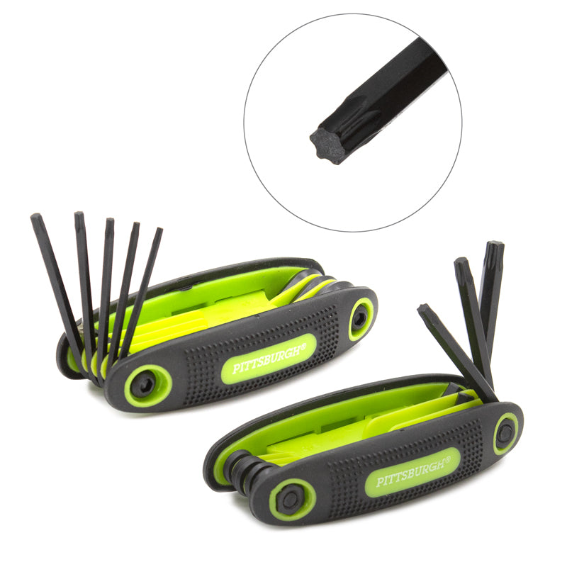 FHC Allen Keys - Folding 3 Piece Set - Sae / Metric / Torx