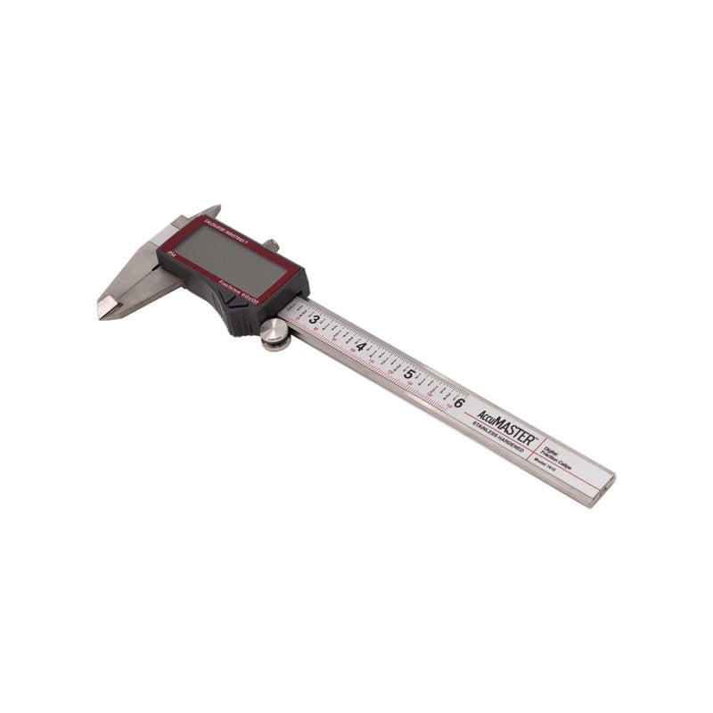 FHC AccuMASTER™ Digital Caliper Fractional 1/64" And Metric Stainless Steel