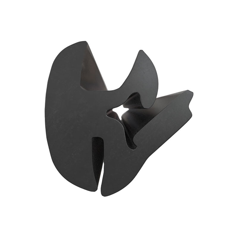 FHC Universal Self-Sealing Weatherstrip For 3/16" - 1/4" Glass To 3/64" - 5/64" Panel - Black - Two Piece