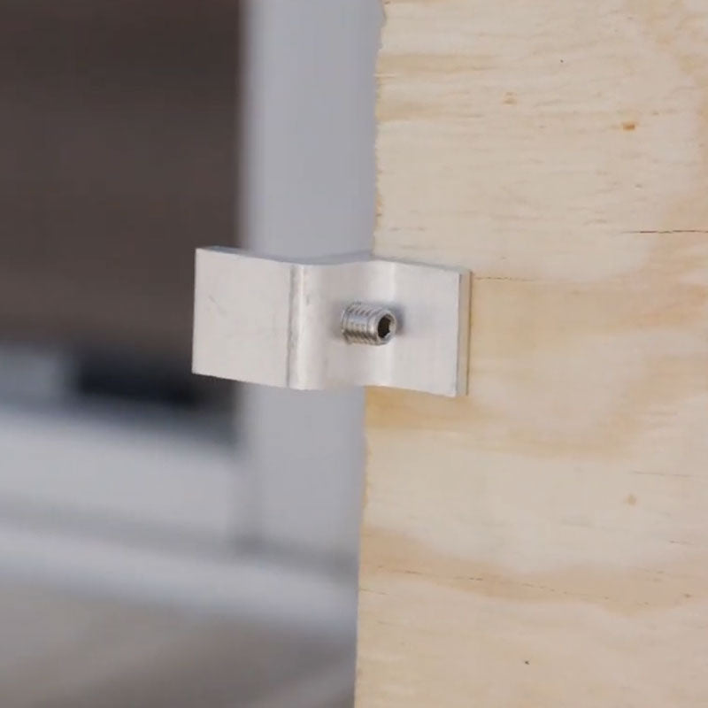 FHC Commercial Storefront Board-Up Clip Secure Internal Applied