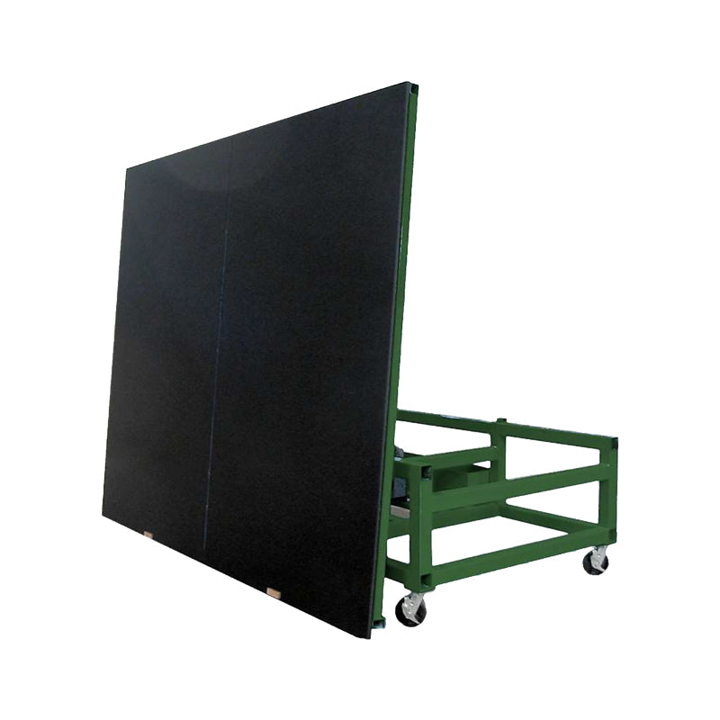 FHC 8' X 12' Counterbalance Tilt-Top Carpeted Glass Cutting Table