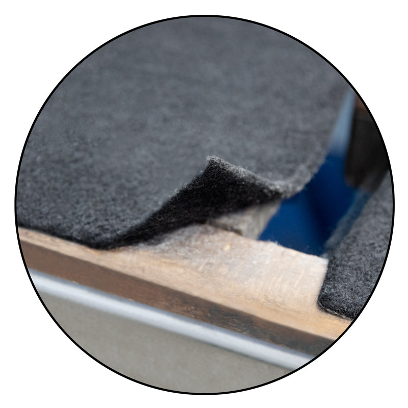 FHC Top Felt Replacement For Glass Cutting Table - Dark Charcoal Gray