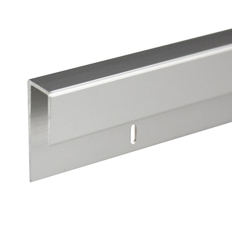 FHC 1/4" Deep Nose Aluminum J-Channel 144" Length