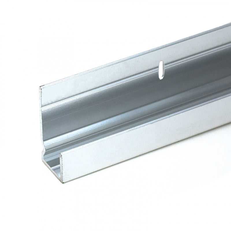 FHC 1/4" Standard Heavy Indented Aluminum J-Channel - 144" Length