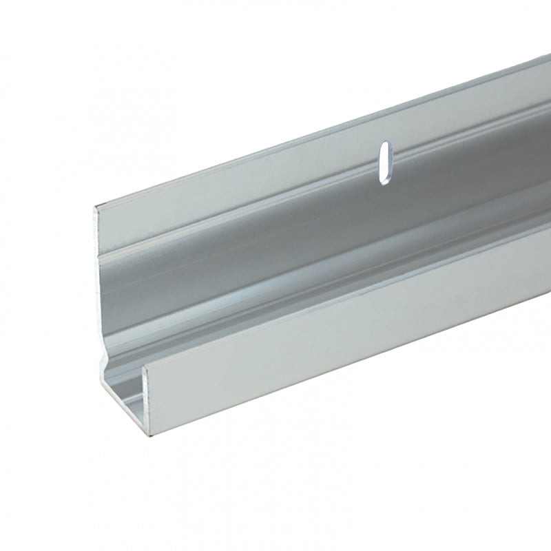 FHC 1/4" Standard Heavy Indented Aluminum J-Channel - 144" Length