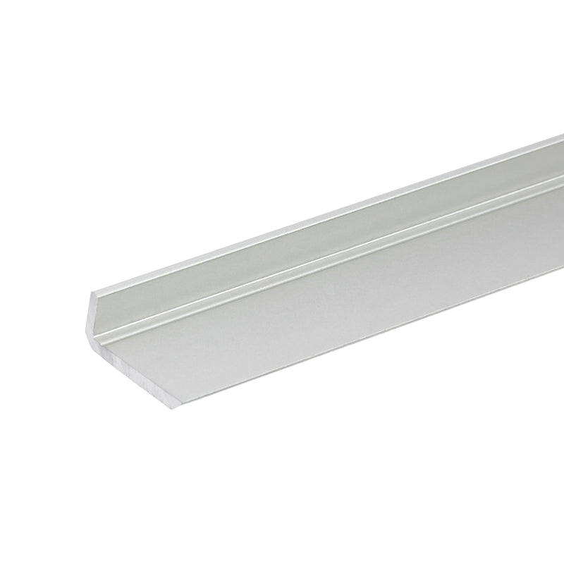 FHC 1/4" L-Bar Extrusion 1" X .250" X 144" Long - Satin Anodized