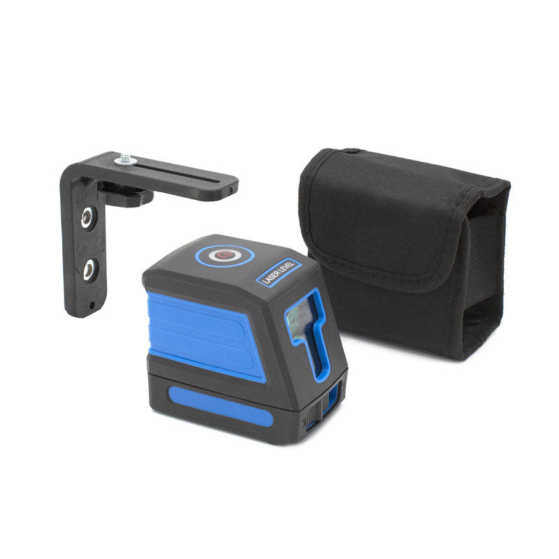FHC 2 Line Laser Level Green Beam With Magnetic L-Stand