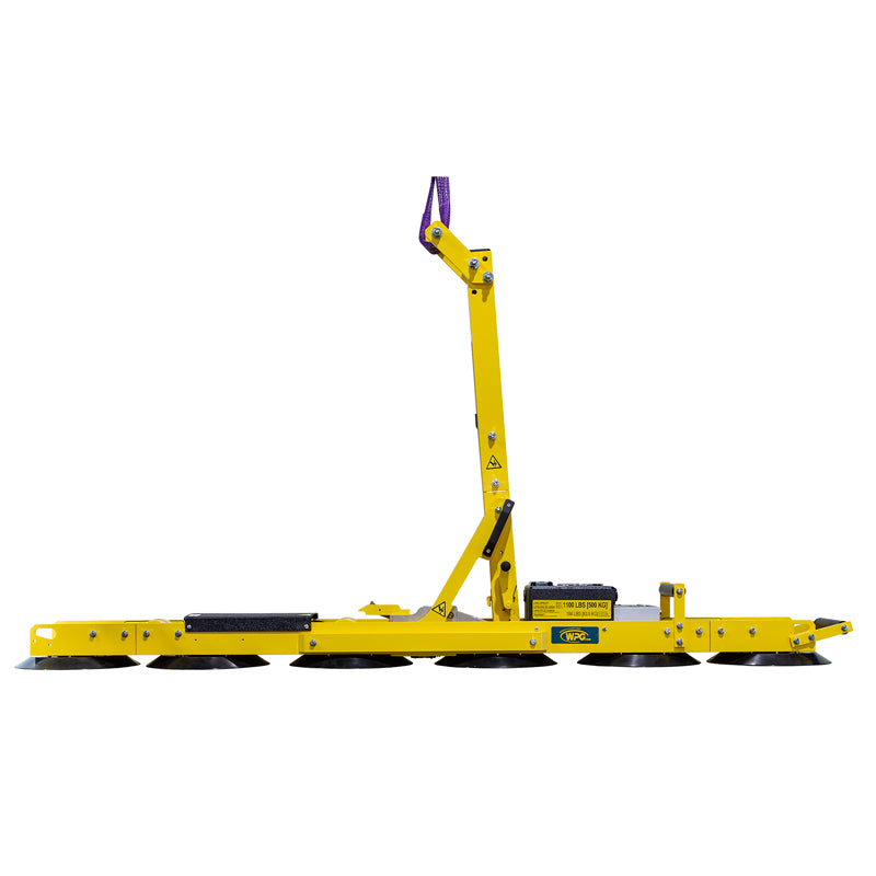 FHC Wood's Low-Profile Manual Rotator Vacuum Lifter - 1100 Lb Capacity