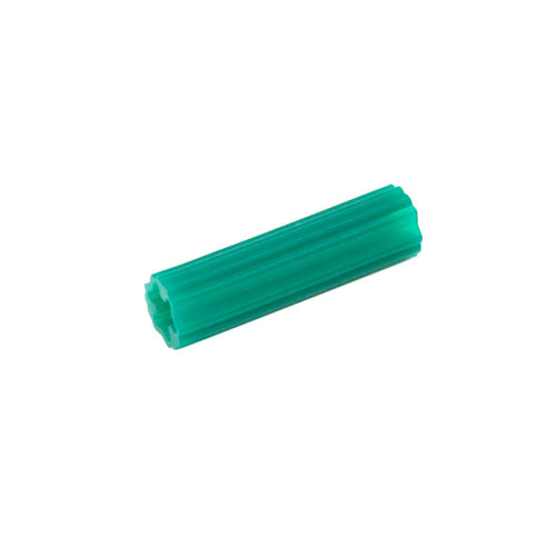 FHC Plastic Expansion Anchors 1/4" X 1" - 100/PK Green