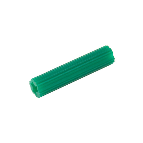 FHC Plastic Expansion Anchors 1/4" X 1-1/4" - 100/PK Green