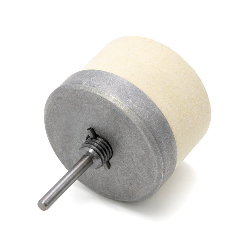 FHC Polishing HD Head Assembly Complete With Head/Felt/Threaded Shank Adapter