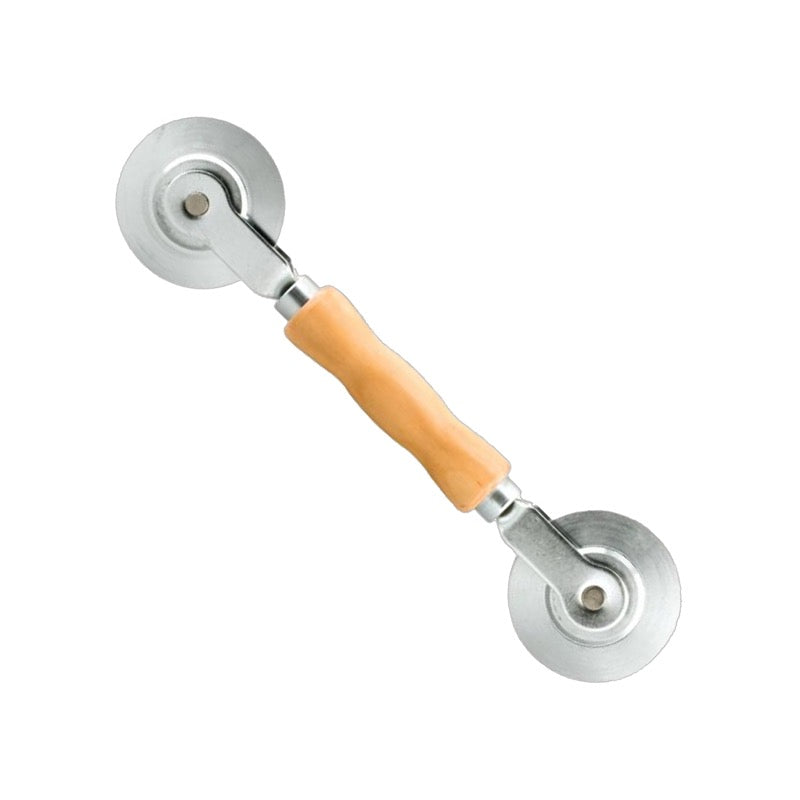 FHC Double Ended Screen Spline Steel Roller - 3" X 1/6" And 3" X 1/8" Wheels