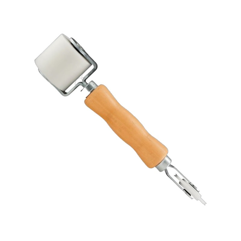 FHC Screen Spline Combo Tool 2" X 1/8" Nylon Roller And 2" Steel Flat Edge Roller