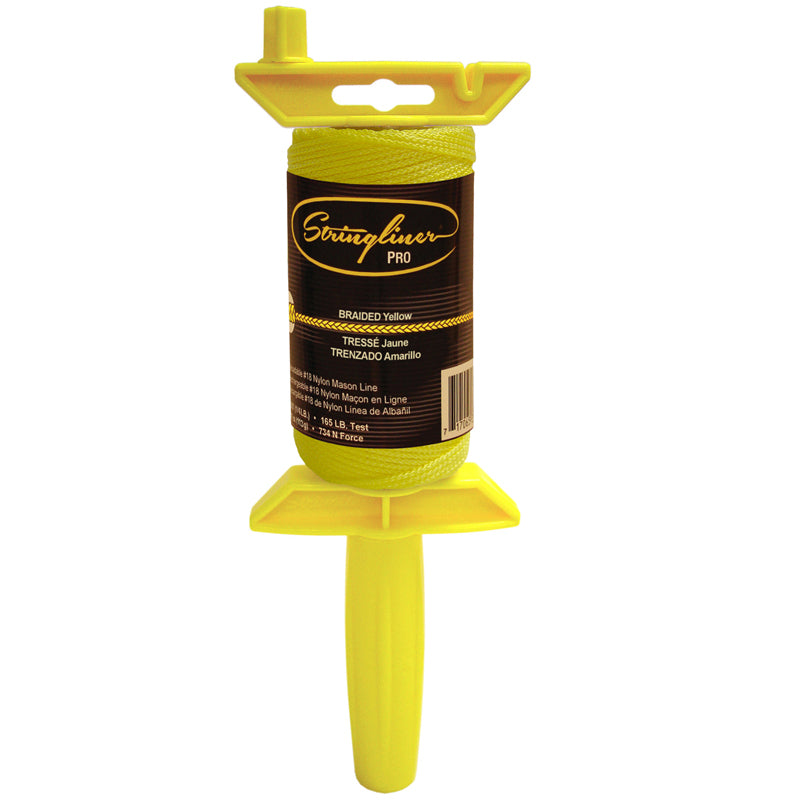 FHC Contractors String Line With Reel 250' Long Braided Line