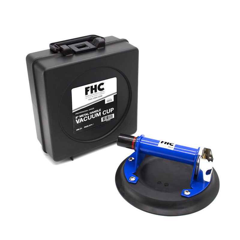 FHC 8" Pump Action Vacuum Cup Black