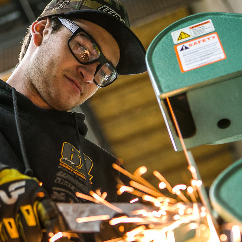 FHC Bomber Safety Eyewear - Tiger Series - Clear Anti-Fog