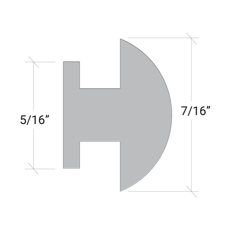 FHC Truck Rack Vinyl For Aluminum Slats - Gray - 750ft Roll