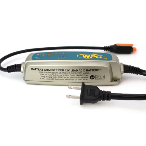 FHC Wood's Battery Charger 100-115V AC Input 12V DC 0.8 A Output