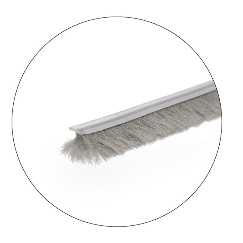 FHC Bulk Rolls Storefront Door Pile Weatherstrip - Gray