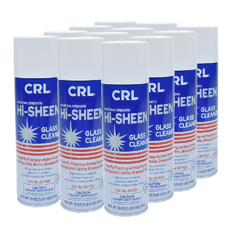 Sheen Window Cleaner CRL Hi-SHEEN® Glass Cleaner - One Case