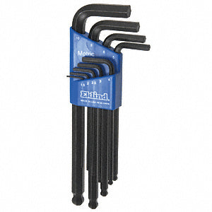 CRL Long Arm Metric Sized Allen Wrench Set *DISCONTINUED*
