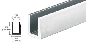 CRL 1/4" Single Channel With 5/8" High Wall