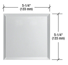 CRL Double Blank Without Screw Holes Glass Mirror Plate