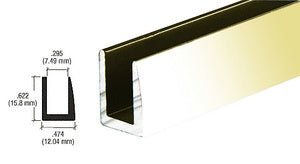 CRL 1/4" Single Channel With 5/8" High Wall