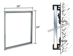 CRL 24" x 24" Aluminum Mirror Frame
