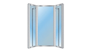 CRL Custom Size Triple Mirror Frame