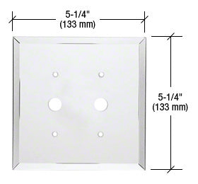 CRL Double Dimmer Glass Mirror Plate