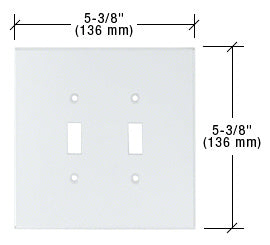 CRL Double Toggle Acrylic Mirror Plate