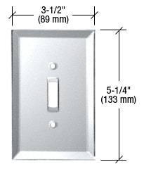 CRL Toggle Switch Glass Mirror Plate