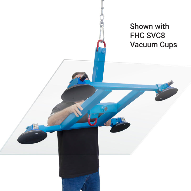 FHC 4 Cup Rotating And Tilt Lifting Frame For Vacuum Cups