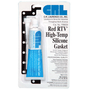 CRL Red RTV High-Temp Automotive Silicone Gasket - 3 oz. (88.7 ml)
