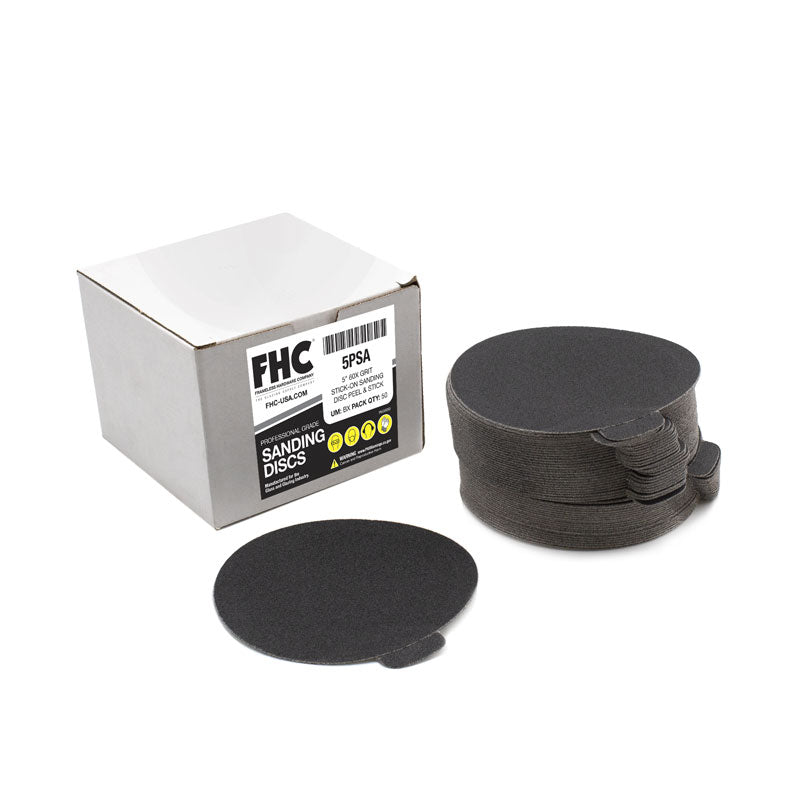 FHC 5" Stick-On Sanding Discs