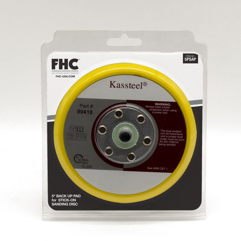 FHC 5" Back-Up Pad For Stick-On Sanding Discs