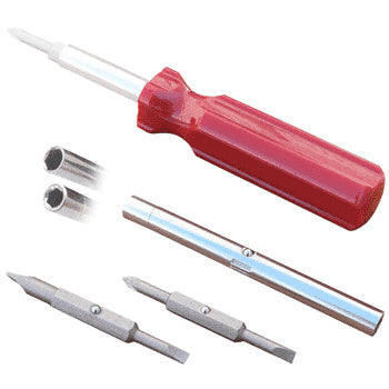 CRL 6-in-1 Screwdriver with Bits *DISCONTINUED*