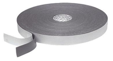 CRL Black 1/4" x 1/2" Single Sided Foam Glazing Tape