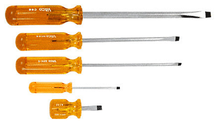CRL 5-Piece Slotted Screwdriver Set *DISCONTINUED*