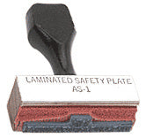 CRL AS1 Laminated Safety Plate Stamp