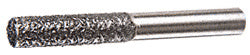 Diamond Grit Router Bit CRL 40 Grit Brazed Flat Tip Diamond Router Bit