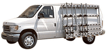 CRL 96" x 72" Aluminum Glass Rack for Long Wheelbase Vans *DISCONTINUED*