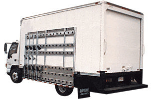 CRL White 144" x 96" Stainless Steel Glass Rack for Step Vans and Hi-Cube Vans *DISCONTINUED*
