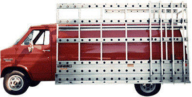 CRL White 120" x 96" Steel Glass Rack for Long Wheelbase Vans *DISCONTINUED*