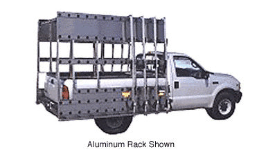 CRL White 72" x 86" Steel Glass Rack for 1/2 Ton Pickup Trucks *DISCONTINUED*