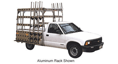 CRL White 84" x 86" Steel Glass Rack for 1/2 Ton Pickup Trucks *DISCONTINUED*