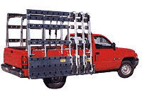 CRL 96" x 86" Aluminum Glass Rack for 1/2 to 1 Ton Pickup Trucks *DISCONTINUED*